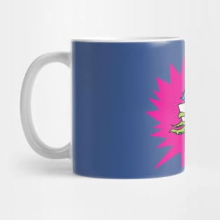 MONSTER WORKING ON IPAD TABLET Mug